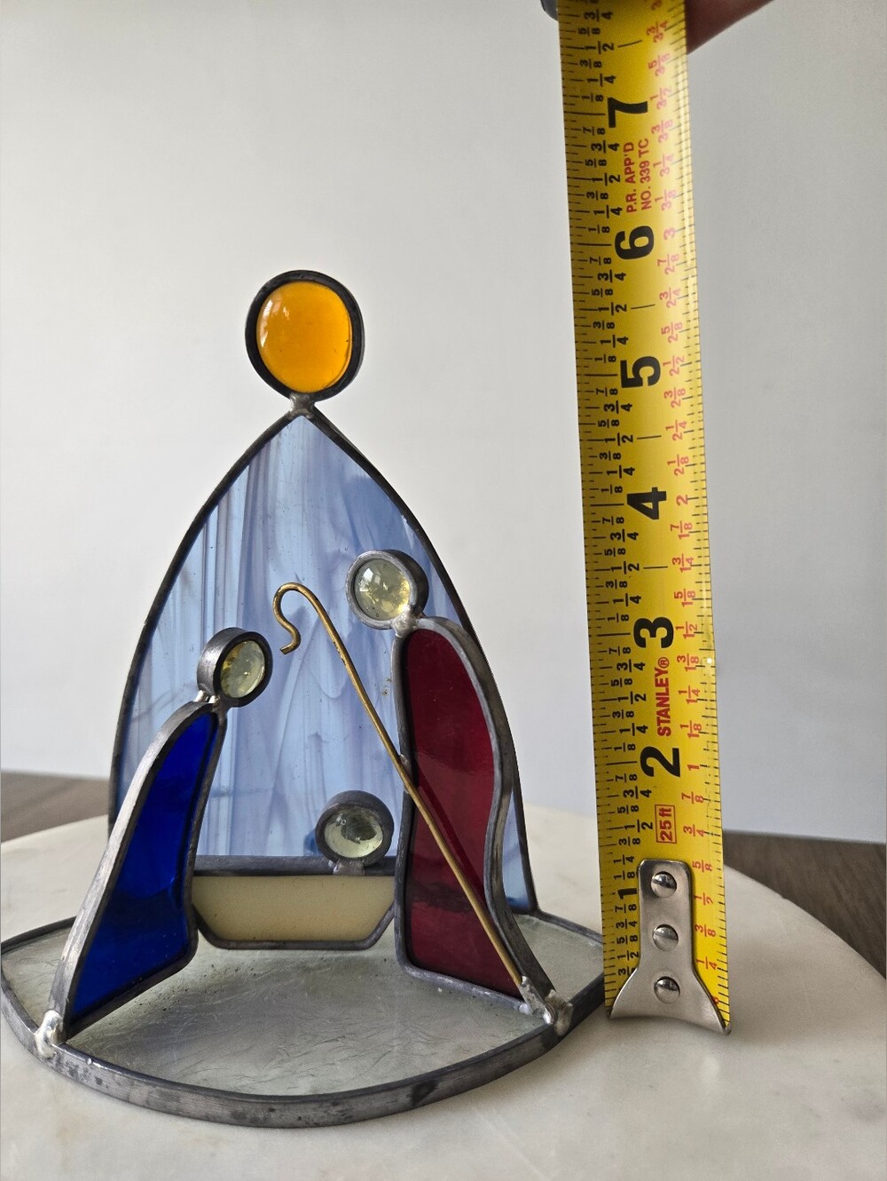 Metal And Glass Nativity Set Minimalist